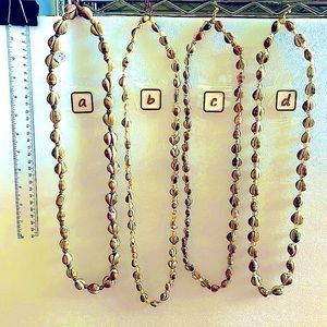 Cowrie Shell/SeaSnail Shell Mix Necklace Market